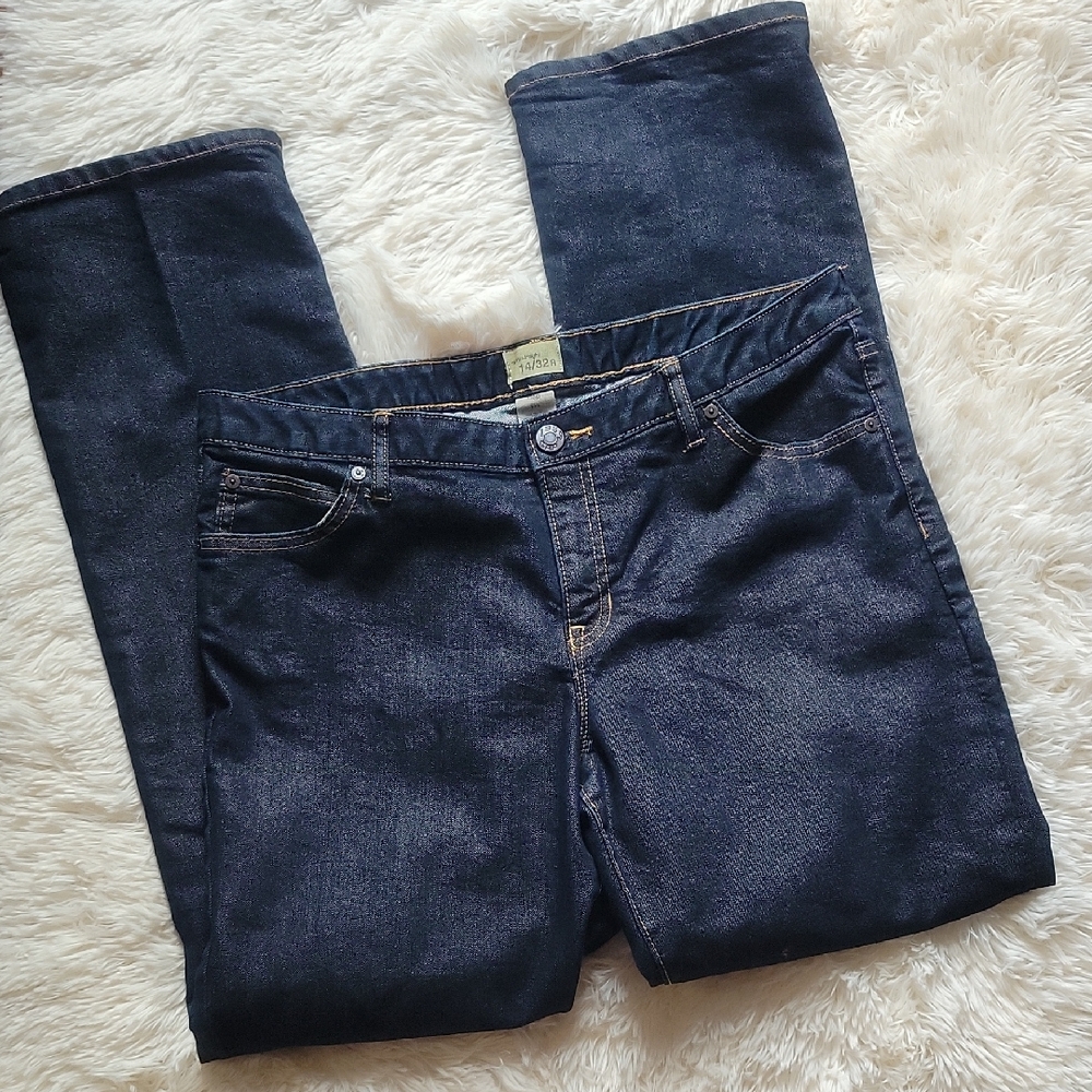 🍊 New GAP Women's Deep Indigo Straight Leg Jeans